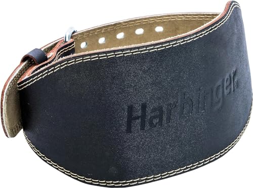 Harbinger Padded Leather Contoured (6")