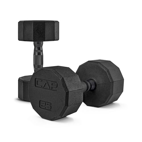 CAP Barbell Coated Dumbbell Weight | Multiple Options Pairs & Sets