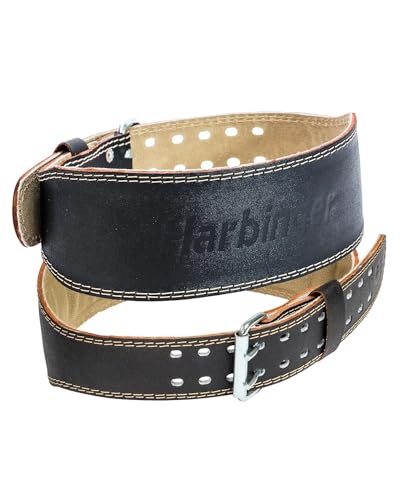 Harbinger Padded Leather Contoured Belt (6")