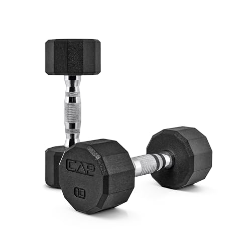 CAP Barbell Coated Dumbbell Weight | Multiple Options Pairs & Sets