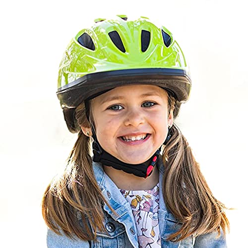 Joovy Noodle Multi-Sport Helmet XS-S, Kids Adjustable Bike Helmet, Greenie