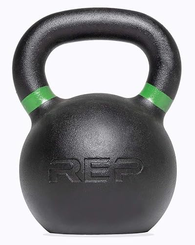 REP Fitness Kettlebell Set and Singles, 4kg to 24kg, 9lb to 53lb Range, Adjustable Weight, Cast Iron, Strength Exercise Training, Home Gym, Power Workout Equipment, Free Weights, Dumbbell Alternative