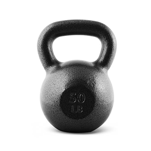 CAP Barbell Black Cast Iron Kettlebell Single or Set | 10-80 Lbs