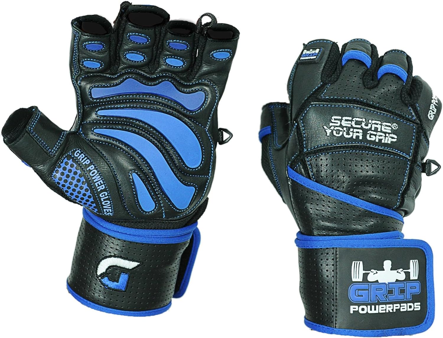 Grip Power Pads Elite Leather Gloves