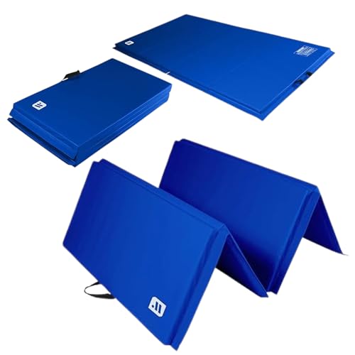 We Sell Mats - 4 ft x 8 ft x 2 in Personal Fitness & Exercise Mat for Home Workout - Lightweight and Folds for Carrying  All Purpose Home Gym Mat  Thick Mat for Yoga, Pilates, Stretches, and Floor Exercises
