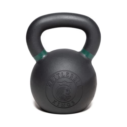 Kettlebell Kings Powder Coated Kettlebell Weights 5-90 LB | Workout Gym Equipment & Strength training sets for Women & Men | Durable Coating for Grip Strength, Rust Prevention