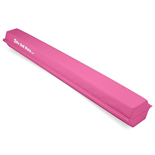 We Sell Mats 9 ft Folding Foam Balance Beam Bar, Portable Gymnastics Equipment for Gymnast, Children or Cheerleaders