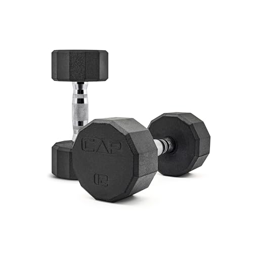 CAP Barbell Coated Dumbbell Weight | Multiple Options Pairs & Sets