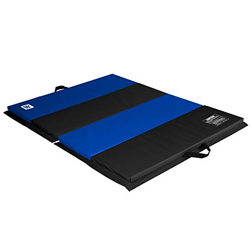 We Sell Mats - 4 ft x 6 ft x 2 - Personal Fitness & Exercise Mat for Home Workout - Lightweight and Folds for Carrying  All Purpose Gym Mat  Thick Mat for Yoga, Pilates, Stretches, Floor Exercises