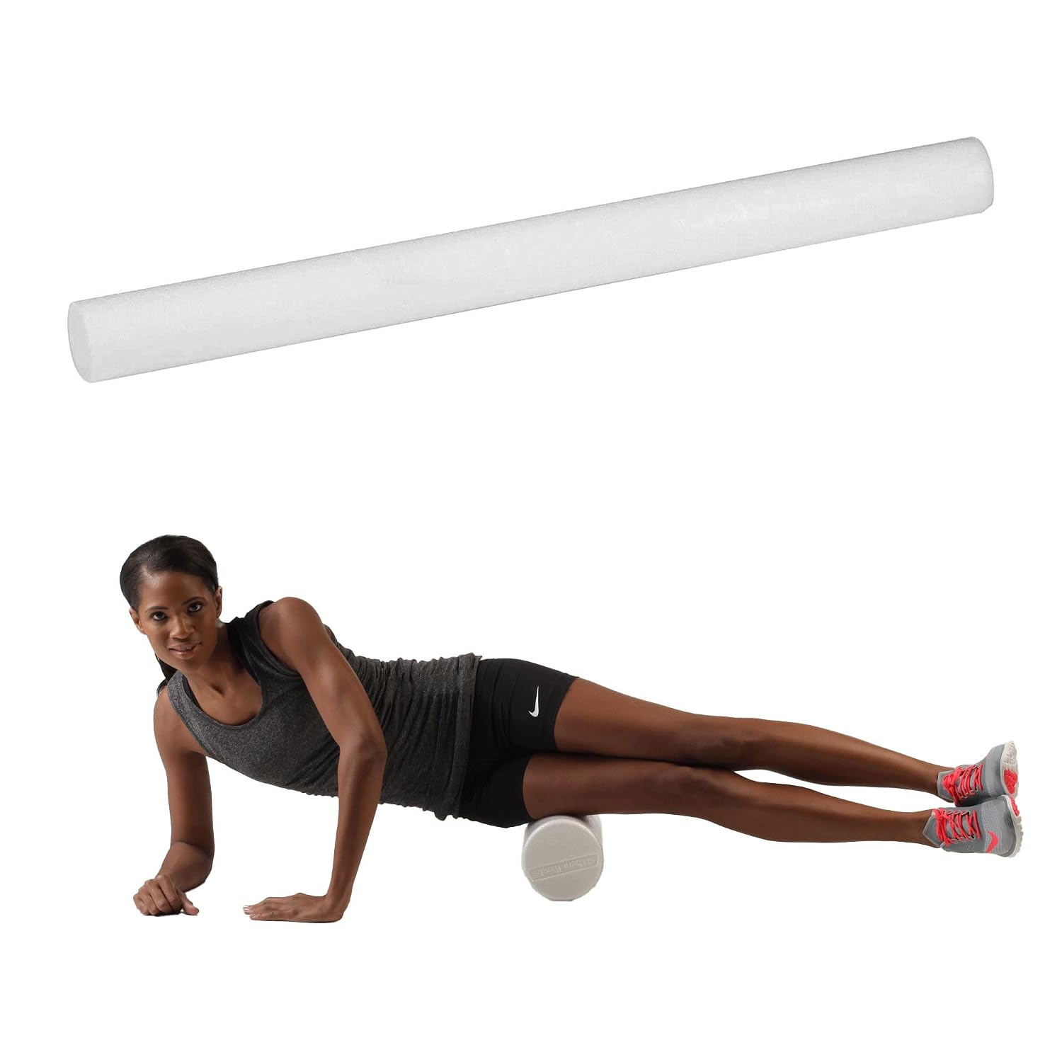 Sammons Preston Foam Therapy Roll, Round 3" x 36" High Density Foam Roller for Exercise, Physical Therapy, Rehabilitation, Body Balance, Motor Control, Mobility, and Flexibility