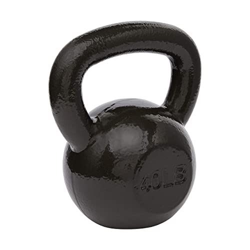Amazon Basics Cast Iron Kettlebell (40 lb)