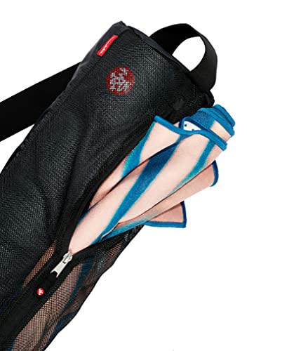 Manduka Breathe Easy Full Zip Yoga Mat Carrier Bag  With Pocket, Adjustable Strap, Suitable for Most Yoga Mats
