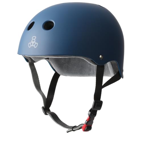Triple Eight Certified Sweatsaver Helmet for Skateboarding, BMX, Roller Derby, Roller Skating, Inline Skating, Scooter and Bike