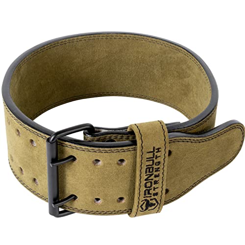 Powerlifting Belt - IPF Approved  Weight Lifting Belt 10mm - Prong Weightlifting Belt for Squats, Deadlift, and Bench Press  Lifting Belt Leather 4in for Men and Women  Back Brace for Gym, Workout, Strength Training, Strongmen & Power Lift