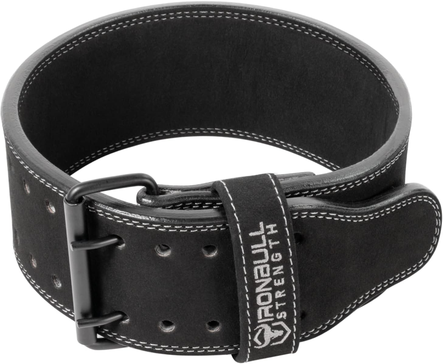 Powerlifting Belt - IPF Approved  Weight Lifting Belt 10mm - Prong Weightlifting Belt for Squats, Deadlift, and Bench Press  Lifting Belt Leather 4in for Men and Women  Back Brace for Gym, Workout, Strength Training, Strongmen & Power Lift