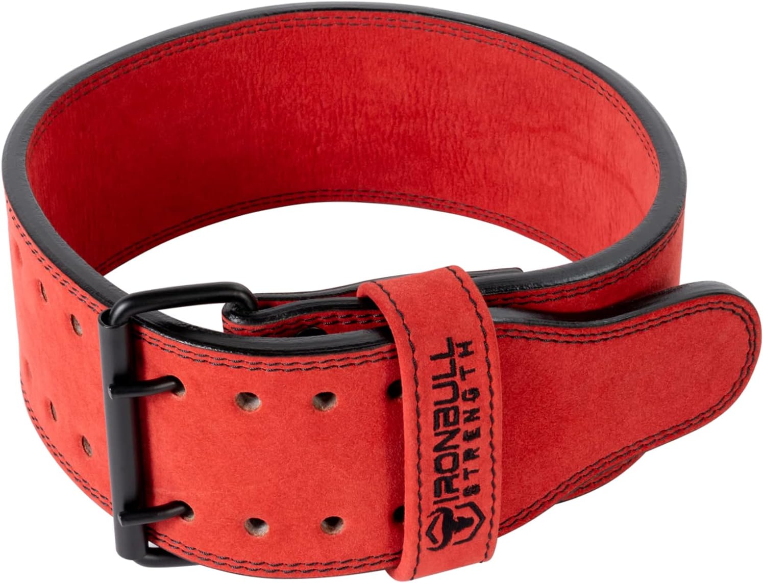 Powerlifting Belt - IPF Approved  Weight Lifting Belt 10mm - Prong Weightlifting Belt for Squats, Deadlift, and Bench Press  Lifting Belt Leather 4in for Men and Women  Back Brace for Gym, Workout, Strength Training, Strongmen & Power Lift