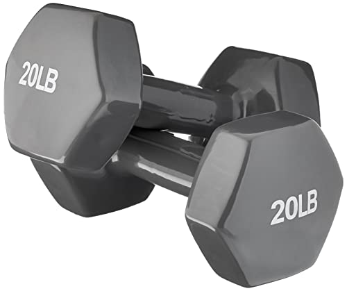Amazon Basics Vinyl Coated Dumbbell Hand Weights