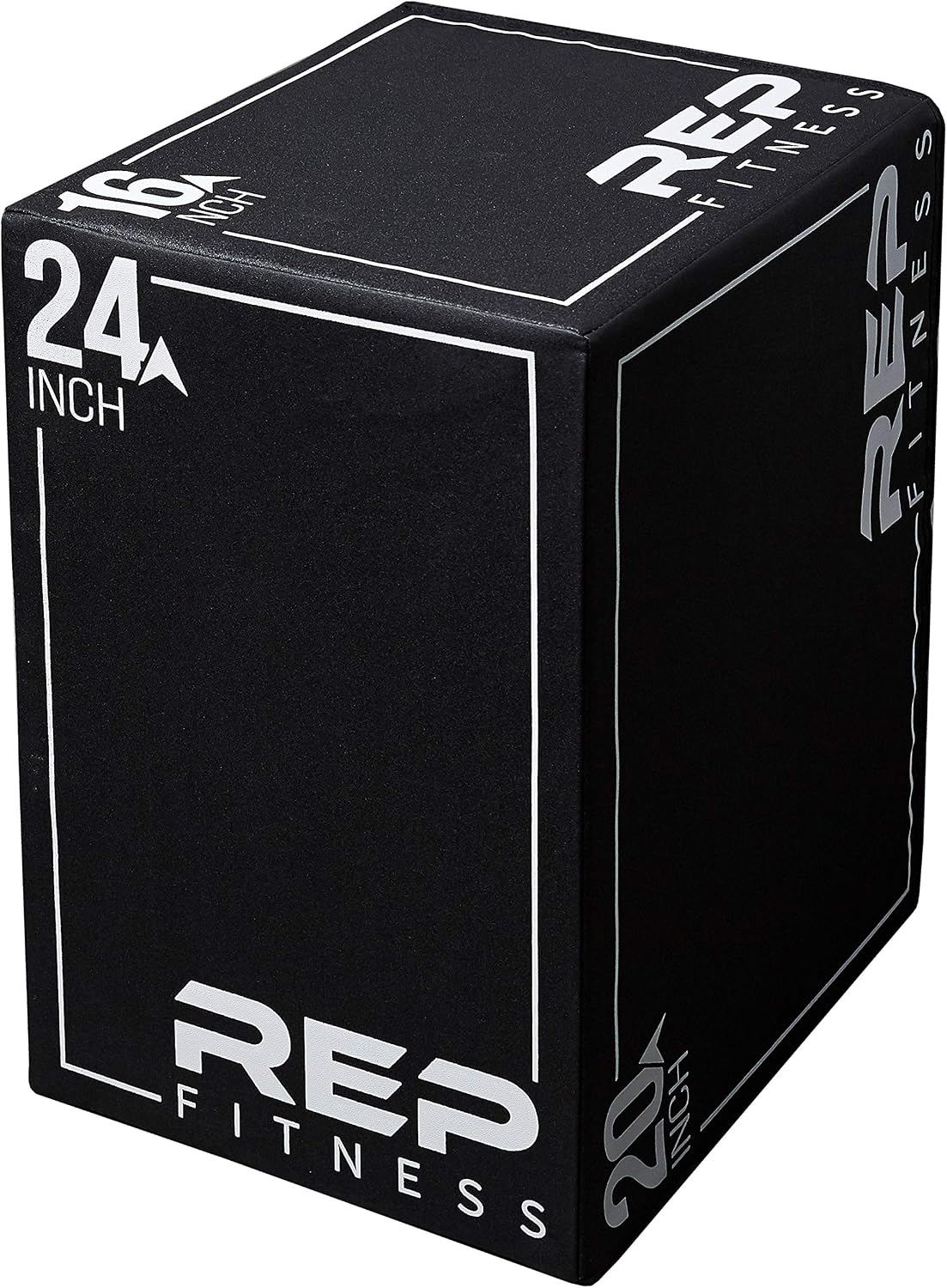 REP Soft Plyo Box | 3-in-1 Foam Jump Box | 3 Size Options 16", 20", 24" | Plyometric Training Platform | Home Gym Equipment | Non-Slip Step Block | Adjustable Workout Box | CrossFit Jump Tool