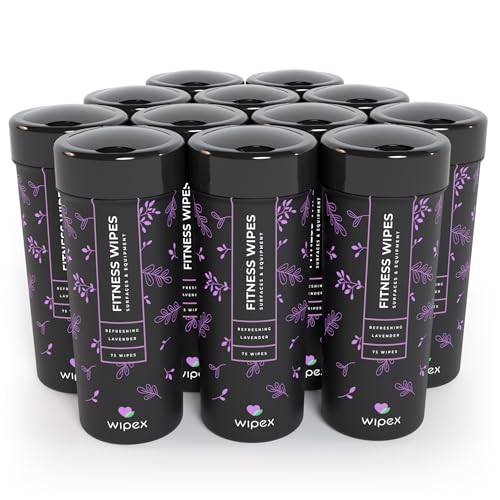 Wipex Yoga Mat Cleaner & Fitness Gym Wipes
