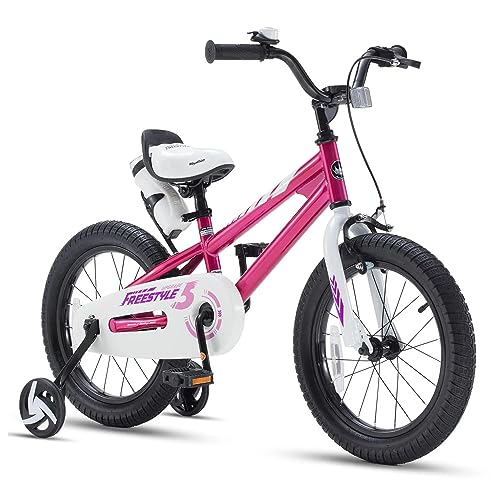 RoyalBaby Kids Bike EZ Freestyle Training Free Balance to Pedal Easy Learning Bicycle, 12-18 Inch for Toddlers to Big Kids