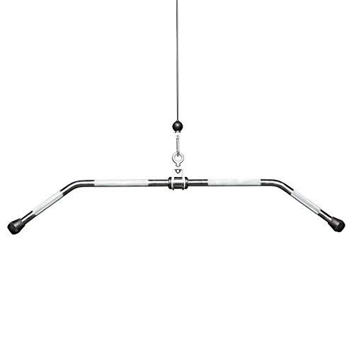 REP Fitness LAT Pulldown and Low Row Cable Machine Attachments and Functional Trainer Attachments  Curl Bar, D-Handle, Ankle Cuff, Tricep Rope, Sports Handle, Straight Bar, Row, Chinning Triangle