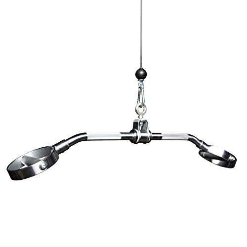 REP Fitness LAT Pulldown and Low Row Cable Machine Attachments and Functional Trainer Attachments  Curl Bar, D-Handle, Ankle Cuff, Tricep Rope, Sports Handle, Straight Bar, Row, Chinning Triangle