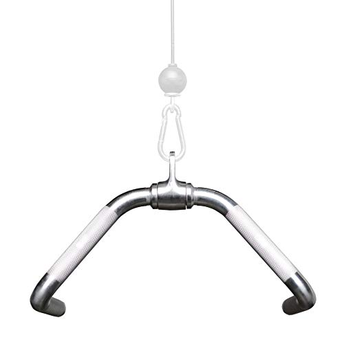 REP Fitness LAT Pulldown and Low Row Cable Machine Attachments and Functional Trainer Attachments  Curl Bar, D-Handle, Ankle Cuff, Tricep Rope, Sports Handle, Straight Bar, Row, Chinning Triangle