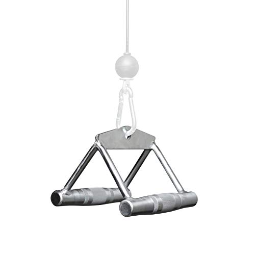 REP Fitness LAT Pulldown and Low Row Cable Machine Attachments and Functional Trainer Attachments  Curl Bar, D-Handle, Ankle Cuff, Tricep Rope, Sports Handle, Straight Bar, Row, Chinning Triangle