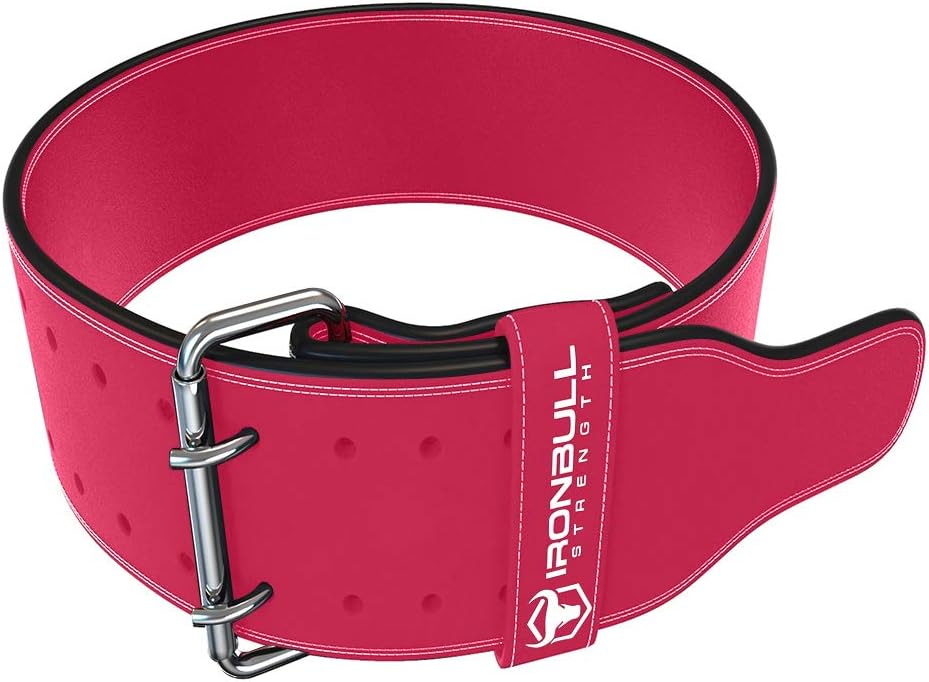 Powerlifting Belt - IPF Approved  Weight Lifting Belt 10mm - Prong Weightlifting Belt for Squats, Deadlift, and Bench Press  Lifting Belt Leather 4in for Men and Women  Back Brace for Gym, Workout, Strength Training, Strongmen & Power Lift