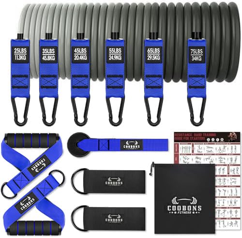 COOBONS Heavy Resistance Bands (300LBS)