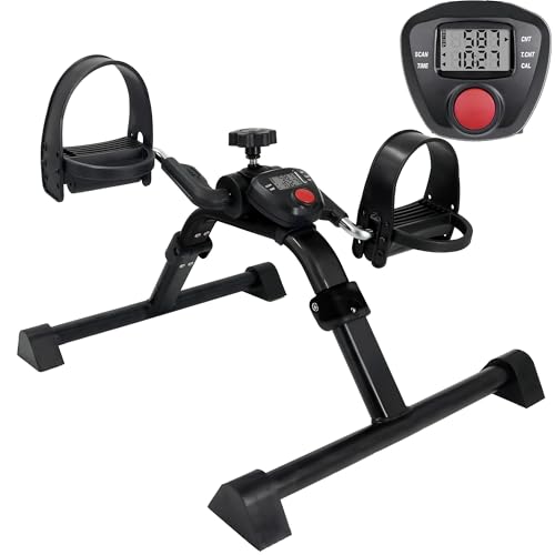 Vaunn Wrist Arm Leg Strengtheners Pedal Exerciser with Electronic Display for Indoor Exerciser and Physical Therapy