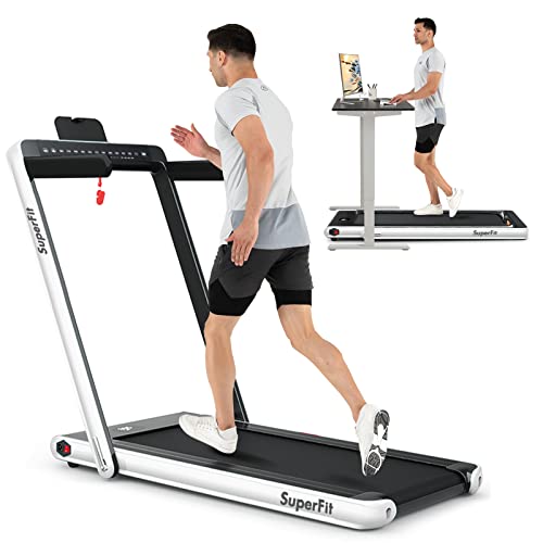 Goplus 2 in 1 Folding Treadmill (Dual Display)