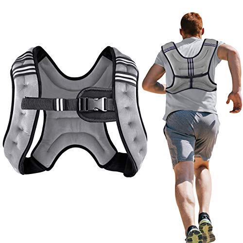 Weighted Vest Weight Vest for Men Women Kids Weights Included, Body Weight Vests Adjustable for Running, Training Workout, Jogging, Walking