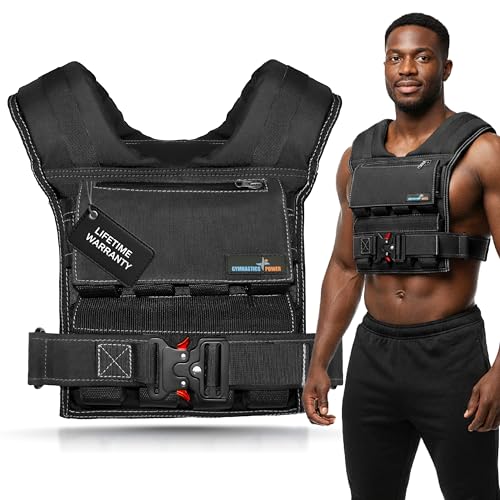Weighted Vest Adjustable for Men and Women  Workout Weight Training Vest for Fitness, Running, Strength, Exercise & Cross Training