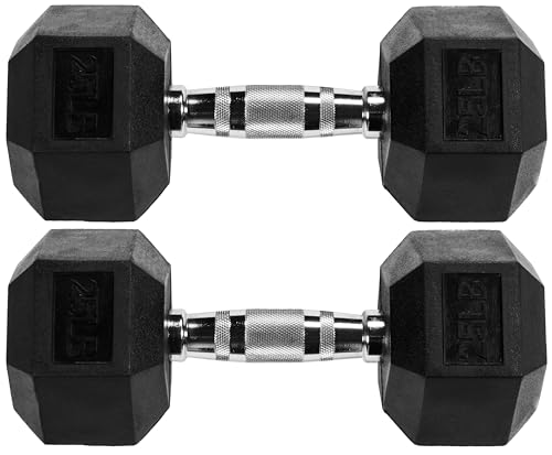 Fitvids Adjustable Dumbbell Set, 40lbs Free Weights Set for Exercise and Fitness