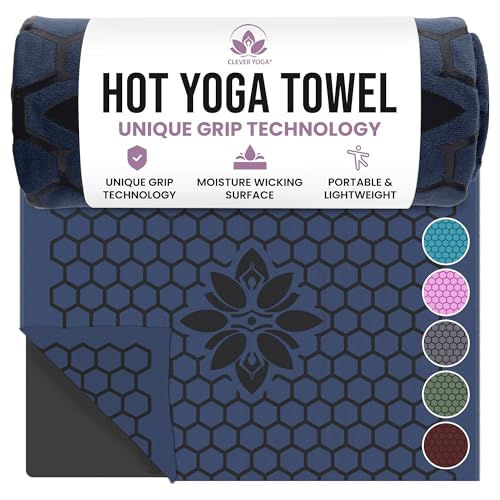 Clever Yoga Non-Slip Hot Yoga Towel