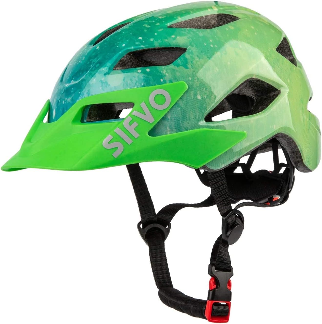 Kids Helmet, SIFVO Kids Bike Helmet Boys and Girls Bike Helmet with Cool Visor Helmet for Kids 5-14, Kids Bike Helmets Youth Bike Helmet Adjustable & Lightweight 50-57cm