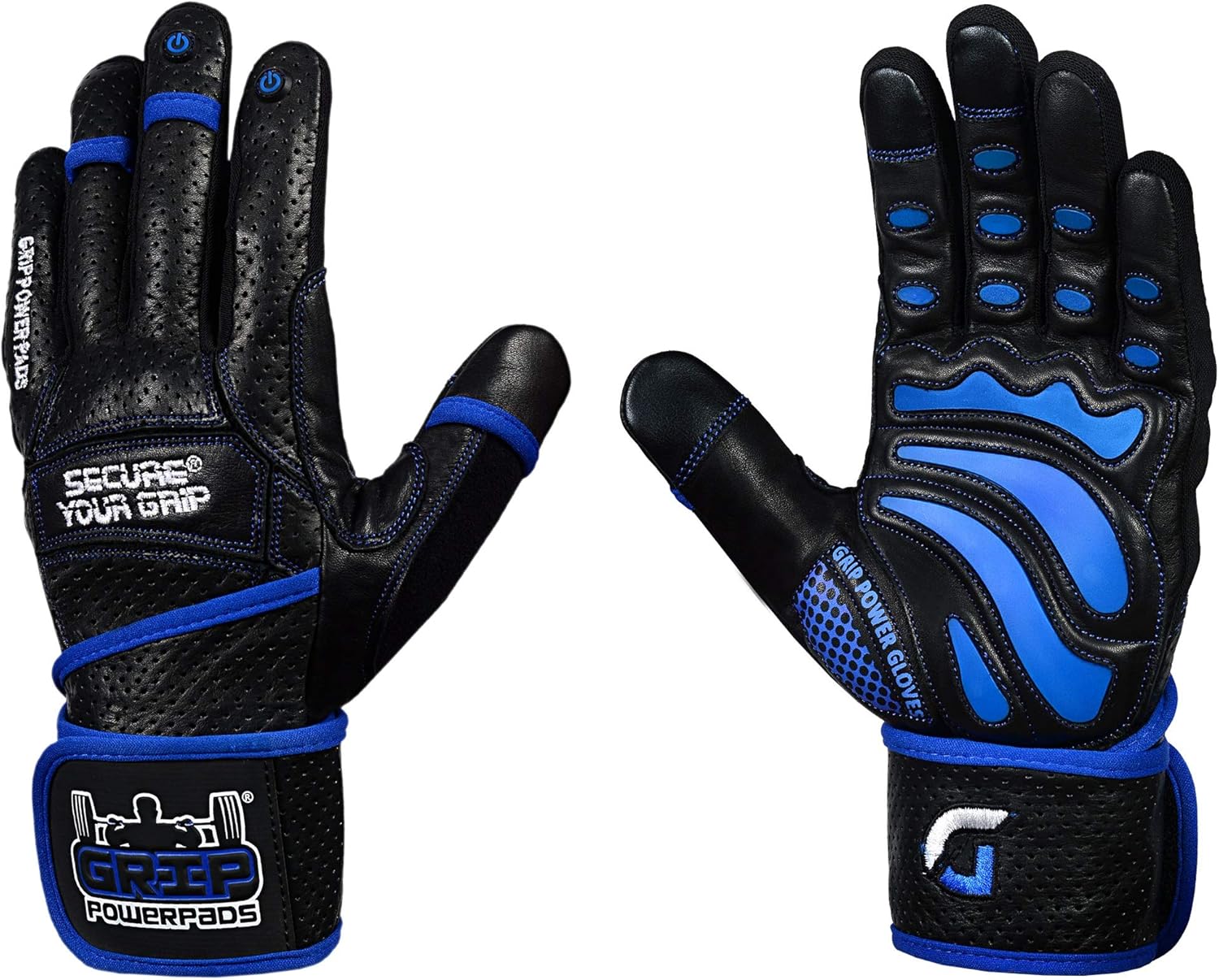 Grip Power Pads Elite Leather Gloves (alt)