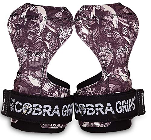 Cobra Grips PRO Weight Lifting Gloves Heavy Duty Straps Alternative Power Lifting Hooks for Deadlifts Adjustable Neoprene Padded Wrist Support Bodybuilding