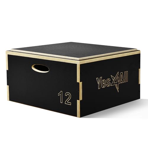 Yes4All 3 In 1 Wooden Plyo Box
