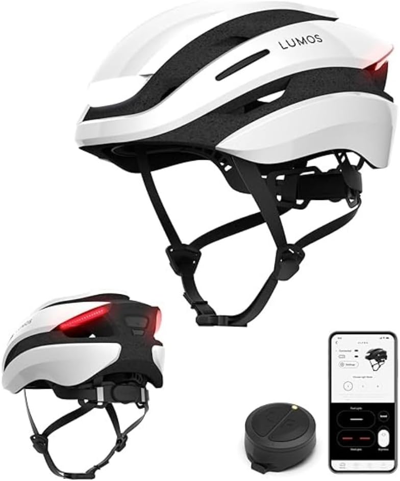 Lumos Ultra Smart Bike Helmet | Customizable Front and Back LED Lights with Turn Signals | Road Bicycle Helmets for Adults: Men, Women