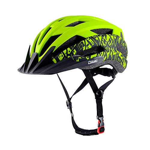 Bike Helmet for Adults Women Men Youth Kids, Lightweight Mountain Road Bicycle Cycling Helmets with Adjustable Dial, 2 Detachable Visor