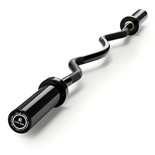 LIONSCOOL Premium 4ft/4.9ft/6ft Barbell for Strength Training and Olympic Weightlifting, 2 Inch Bar for Squats, Curls, Deadlifts, Presses, Hip Thrusts, 350lbs/500lbs/700lbs Weight Capacity