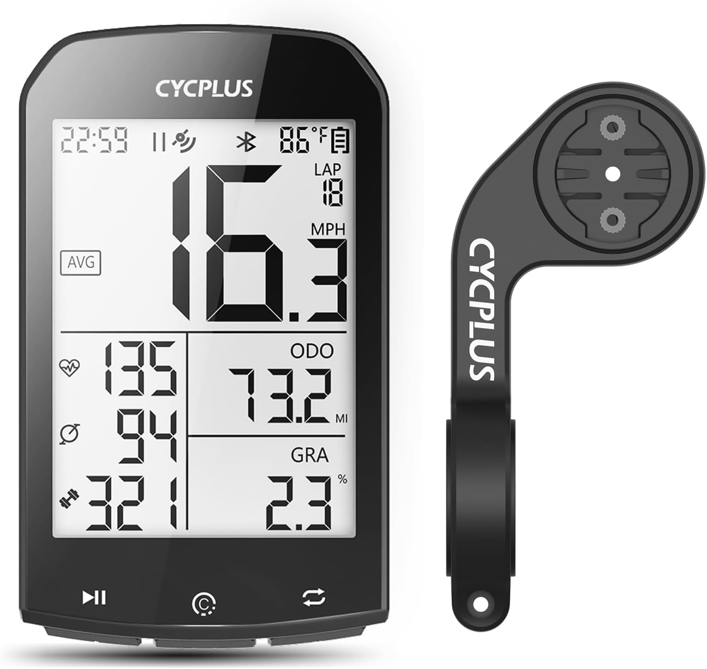 CYCPLUS GPS Wireless Bike Computer
