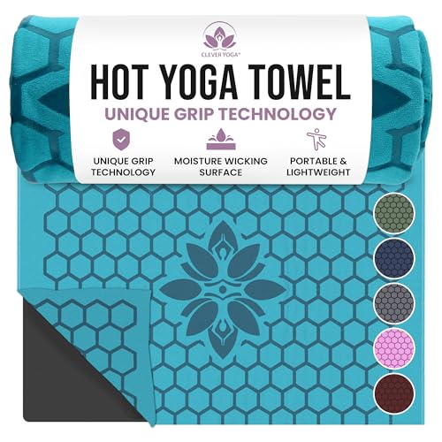 Clever Yoga Non-Slip Hot Yoga Towel