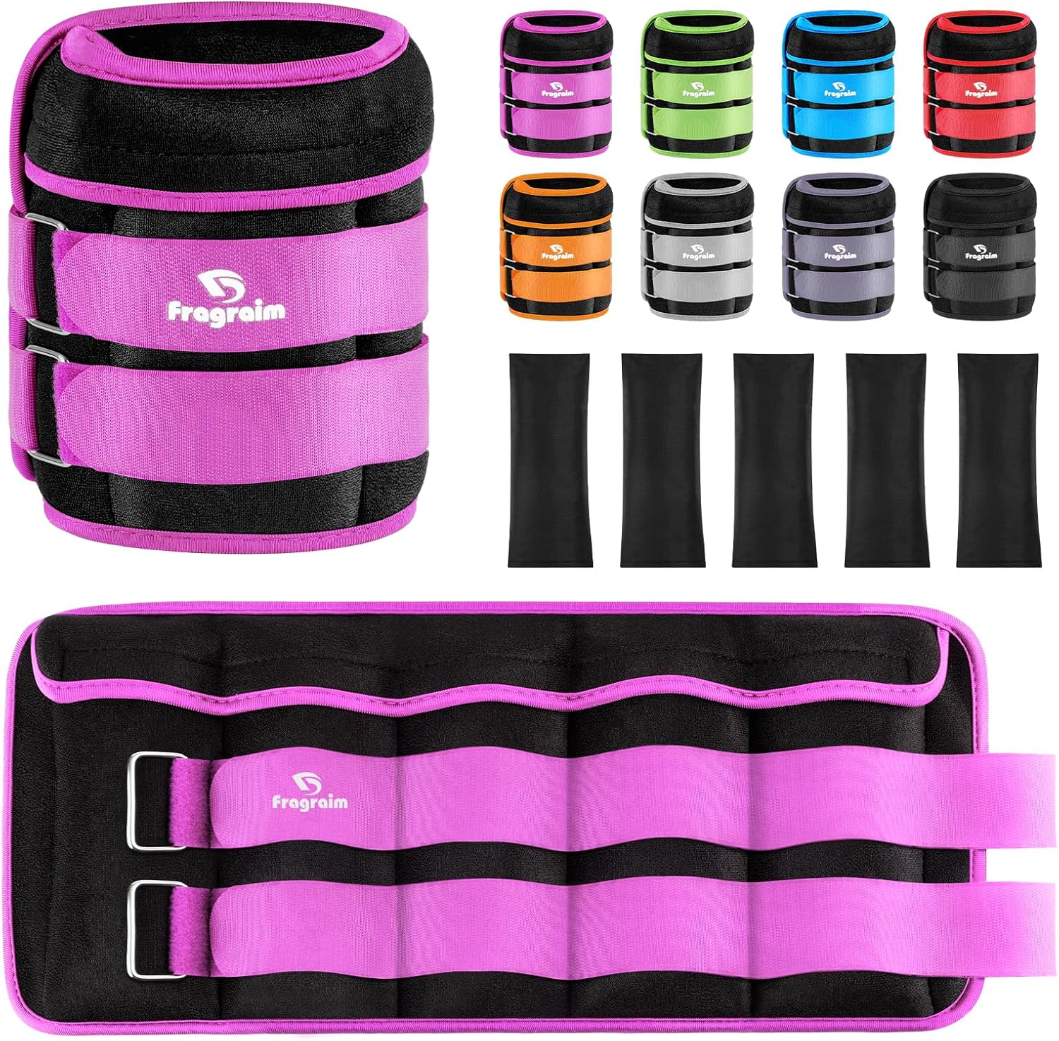 Fragraim Adjustable Ankle Weights (Best Value)