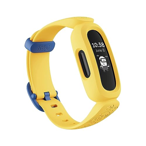Fitbit Ace 3 Activity-Tracker for Kids 6+, Minions Special Edition, Yellow, One Size