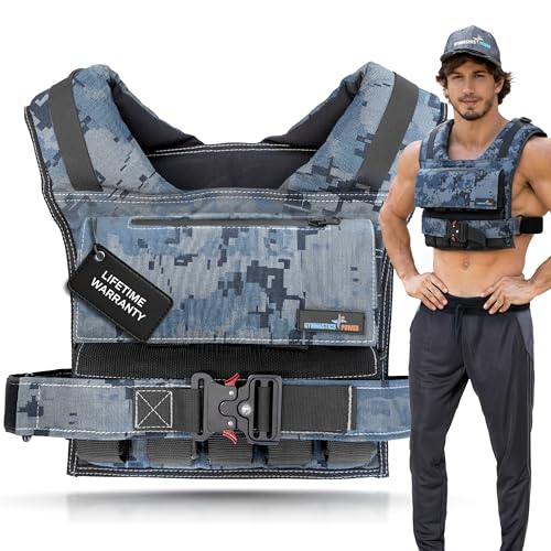 Weighted Vest Adjustable for Men and Women  Workout Weight Training Vest for Fitness, Running, Strength, Exercise & Cross Training