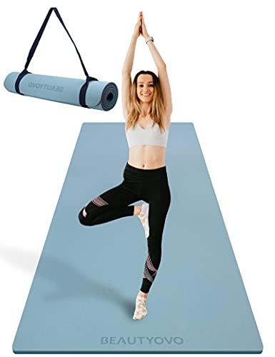 BEAUTYOVO Extra Wide & Thick Yoga Mat