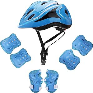 HENXING Kids Helmet & Pads Set